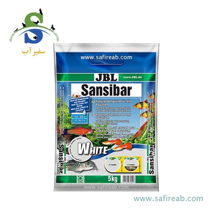 بستر شن سانسی بار سفید مدل وایت جی بی ال