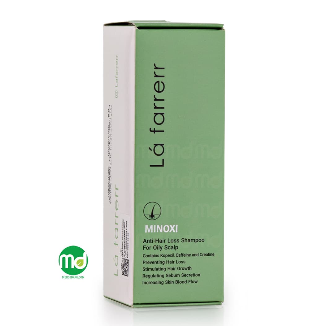 شامپو سر تقویت کننده لافارر مدل ماینوکسی برای مو چرب