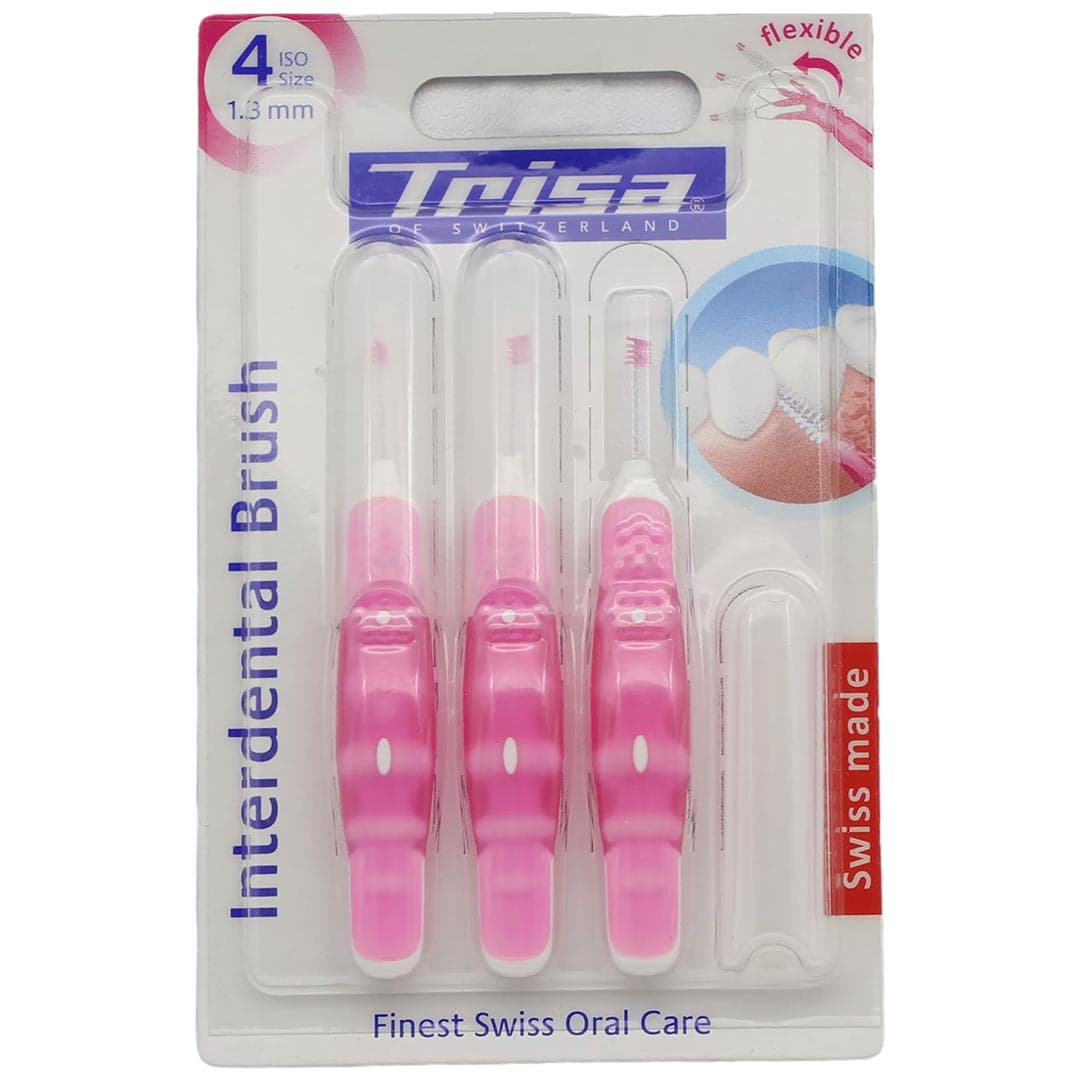 براش بین دندانی پروفشنال 1.3 میلیمتری صورتی 3 عددی تریزا
