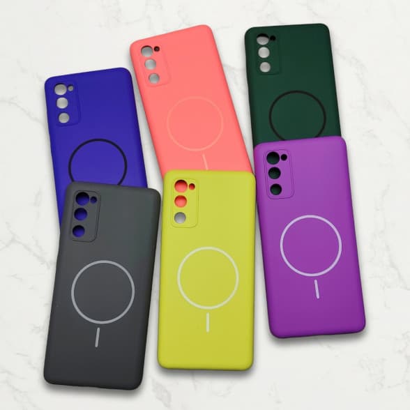 قاب سیلیکونی اورجینال طرح مگ سیف Samsung S20 FE