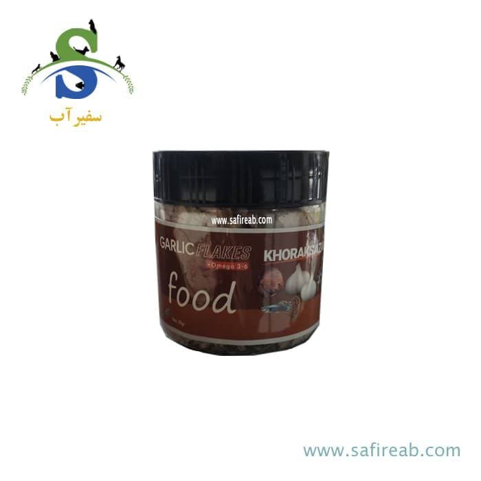 غذای پولکی سیر ۵۰ گرمی خوراک سازان