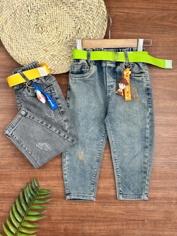 شلوار جین مام نقلی کلاسیک