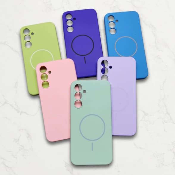 قاب سیلیکونی اورجینال طرح مگ سیف Samsung S23 FE