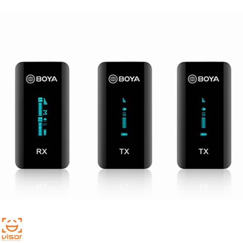 کیت میکروفون یقه ای بی سیم بویا Boya BY-XM6-S2