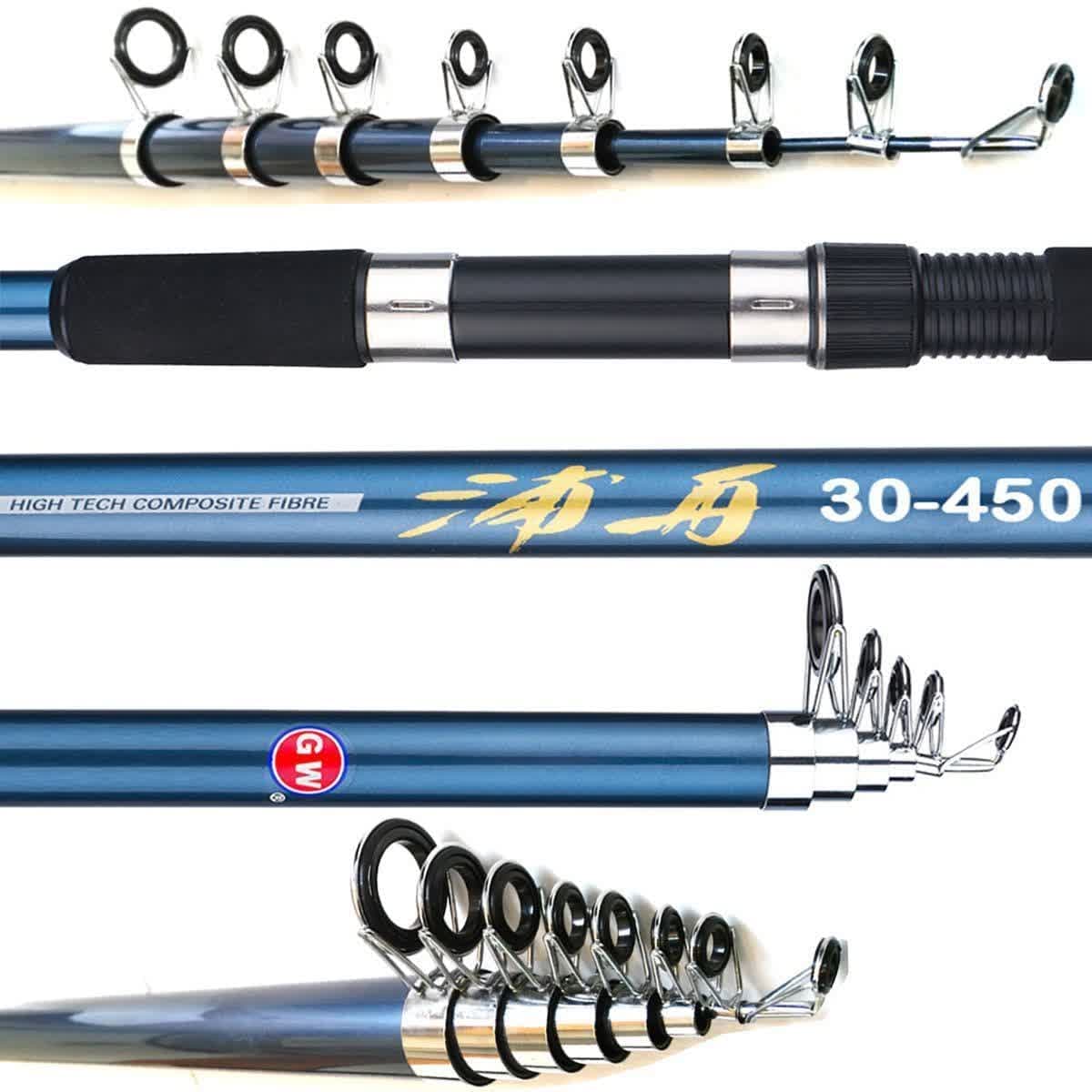 چوب ماهیگیری تلسکوپی 450 GW