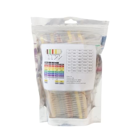 رنج کاربردی مقاومت های 1/2 وات 40 رنج بسته20 تایی