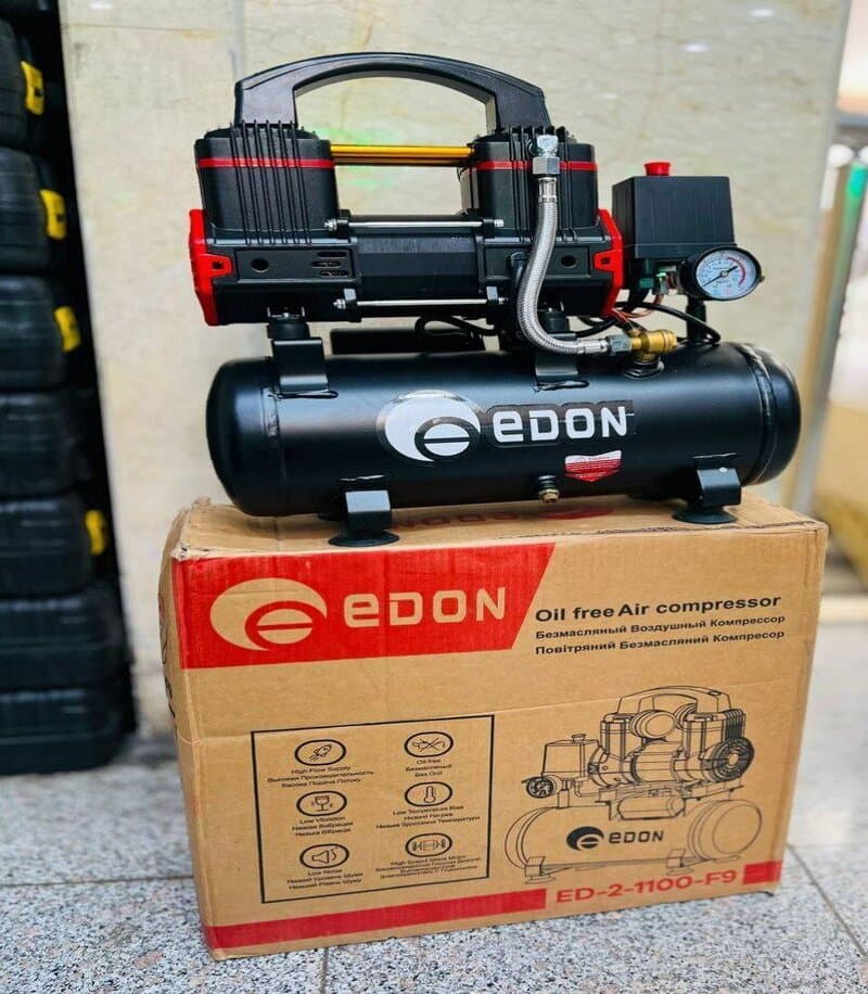 کمپرسور باد 10 لیتری ادون سایلنت edon مدل ED-2-1100-F9
