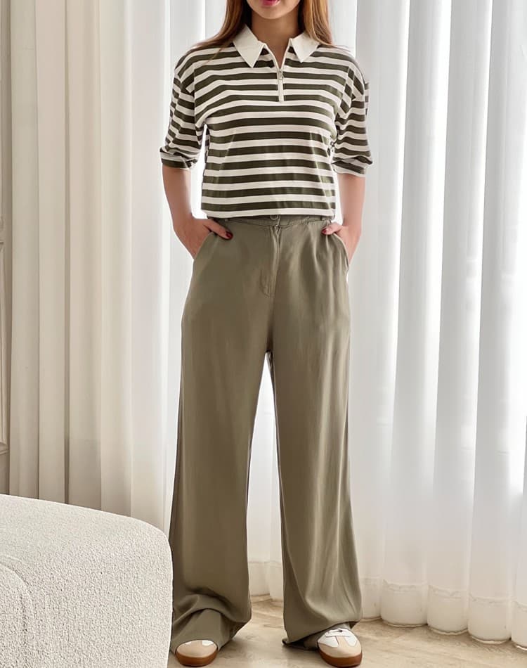 شلوار لیوسل بهو کد 310090