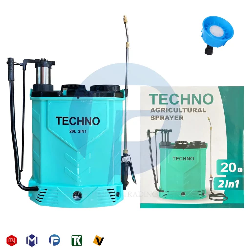 سمپاش شارژی و دستی تکنو مدل 20L