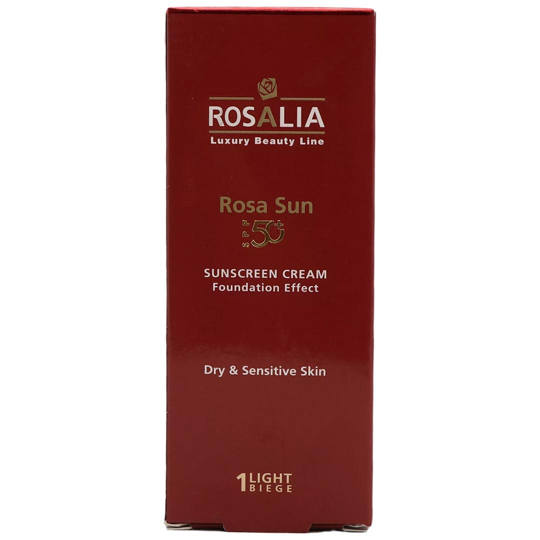 ضد آفتاب رنگی رزالیا مناسب پوست خشک SPF 50 حجم 40ml