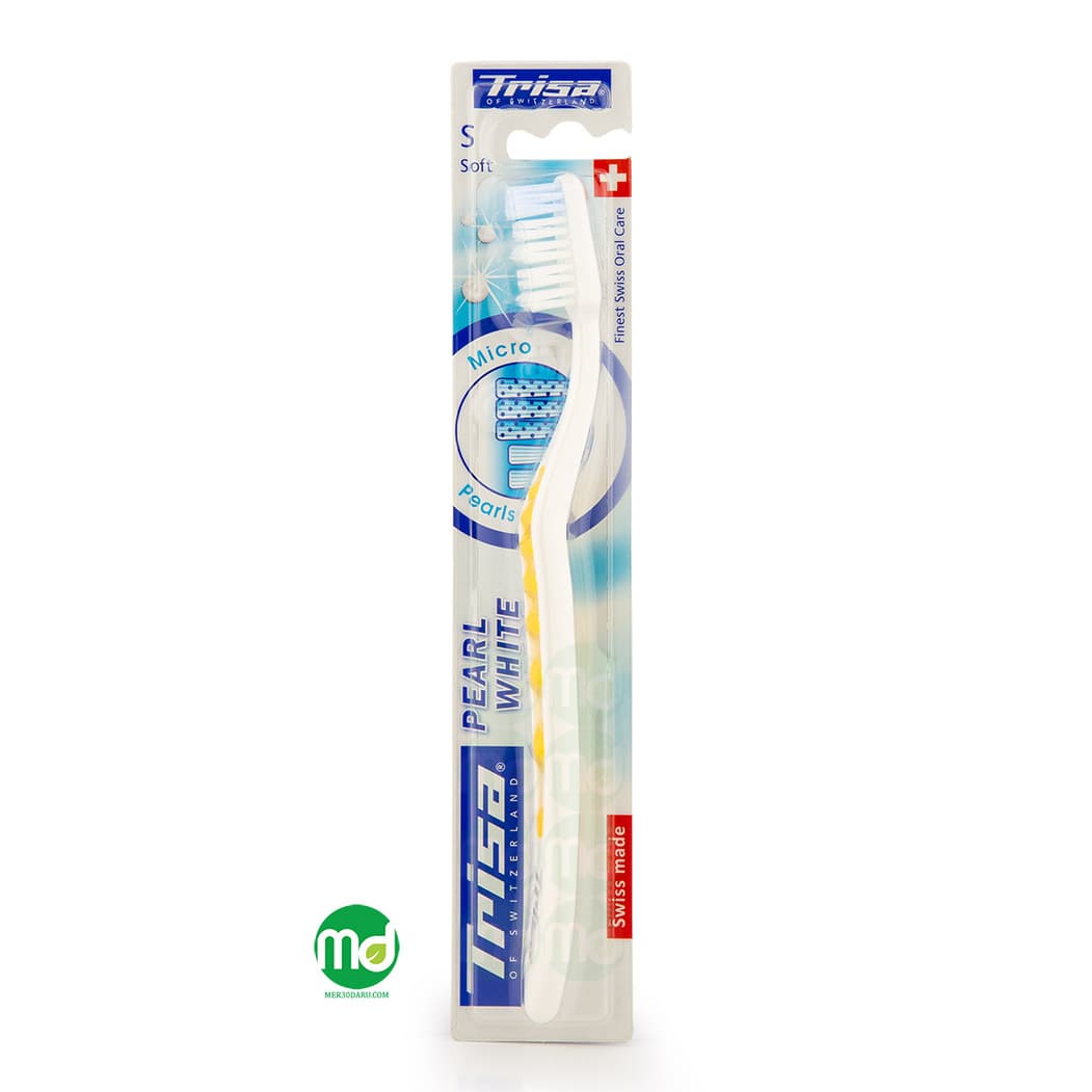 مسواک پرل وایت نرم Trisa