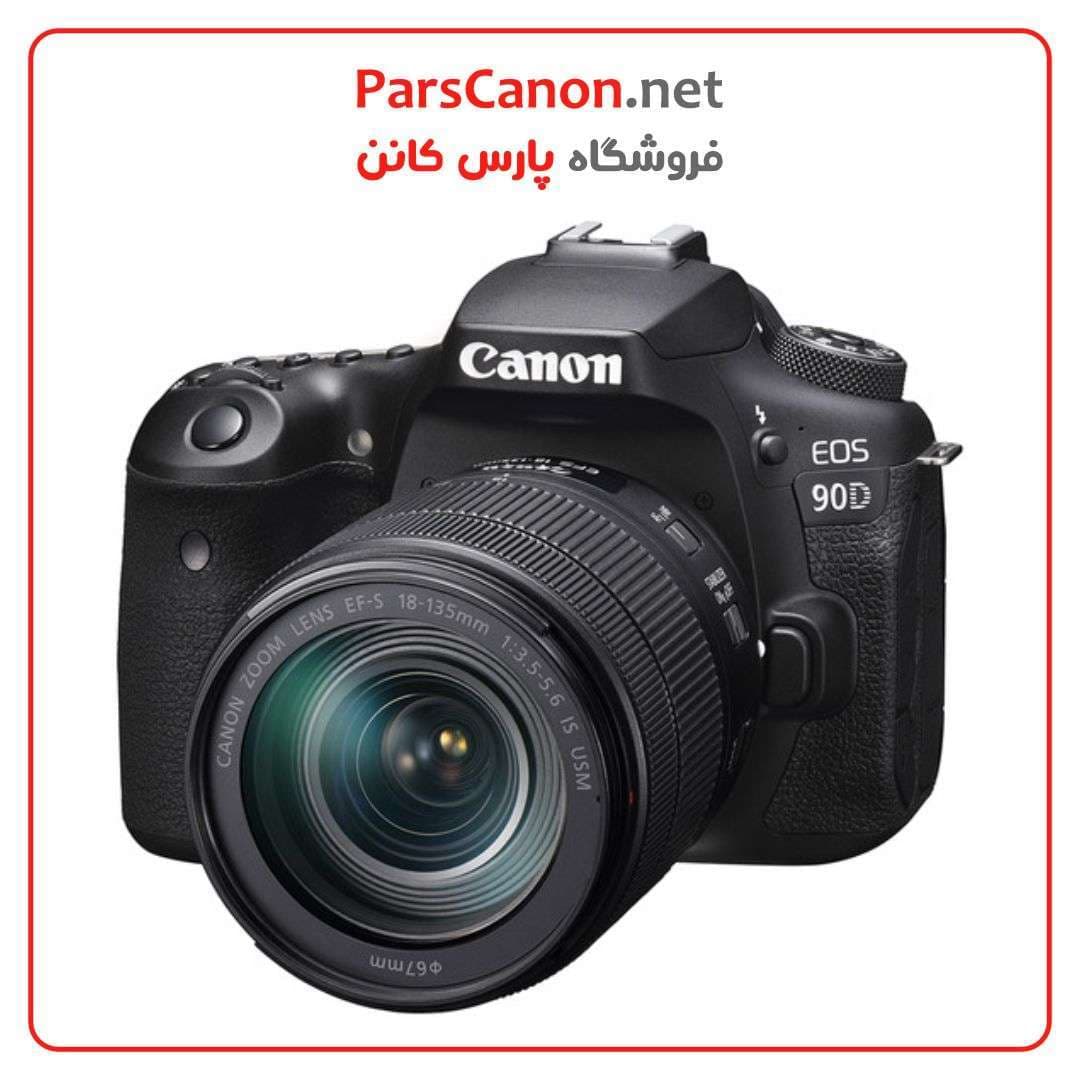 دوربین عکاسی کانن دست دوم (18000شات) Canon EOS 90D DSLR kit EF-S 18-135mm IS USM