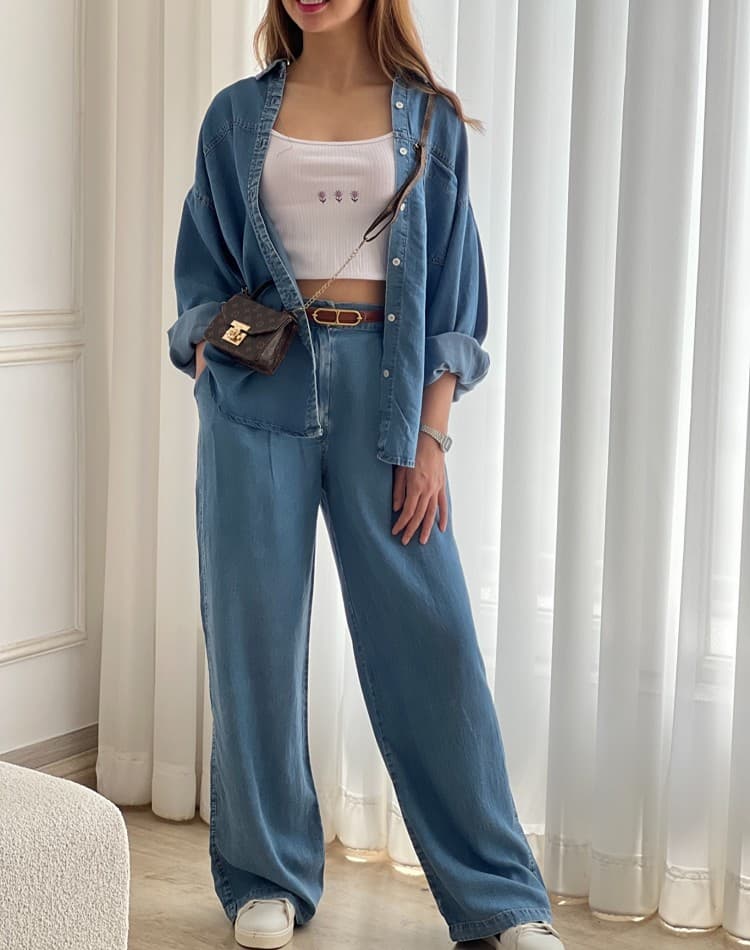 شلوار جین لایوسل بهو کد 310080