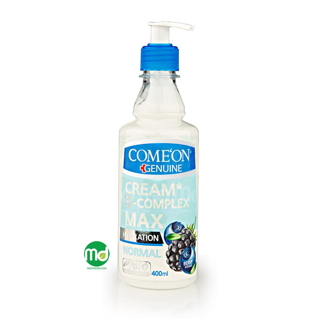 مرطوب کننده پمپی پوست نرمال کامان حجم 400ml