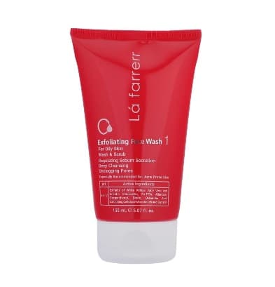 ژل شستشوی صورت لایه بردار پوست های چرب لافارر