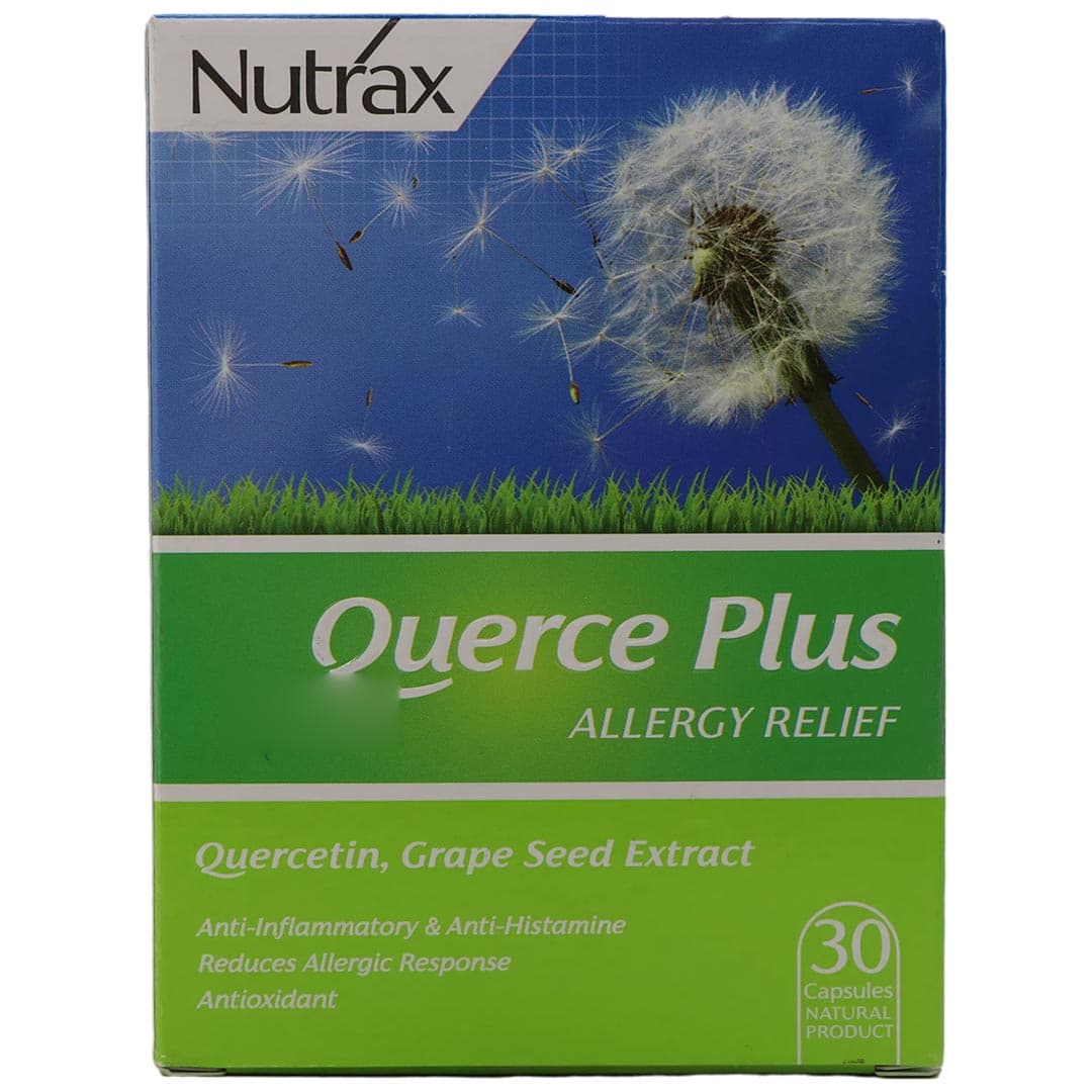 کپسول کوئرس پلاس نوتراکس کمک به بهبود علائم آلرژی 30 عدد