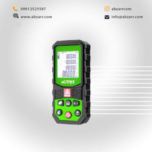 متر لیزری شارژی 80 متری نور سبز AC-7480G اکتیو Active (( اقساط یک ساله ))