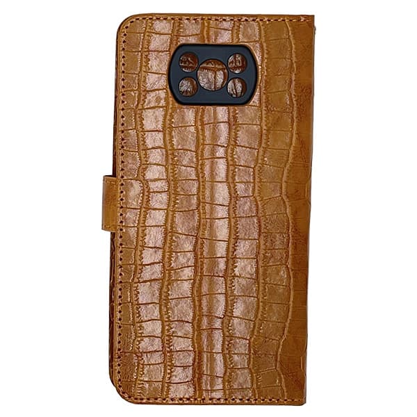 کیف گوشی شیائومی Poco X3 طرح پوست مار