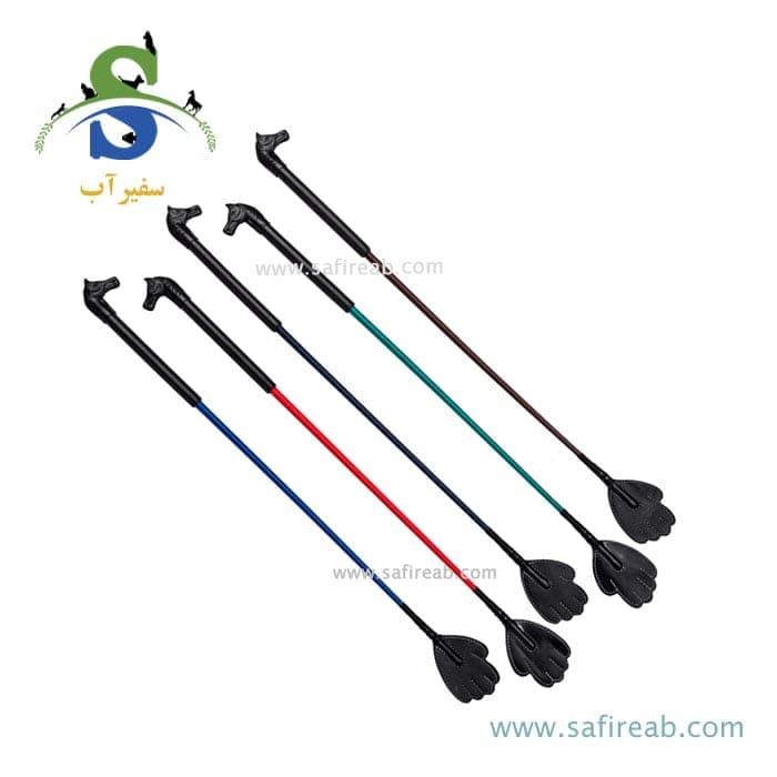 شلاق سر اسبی رنگی سوارکاری