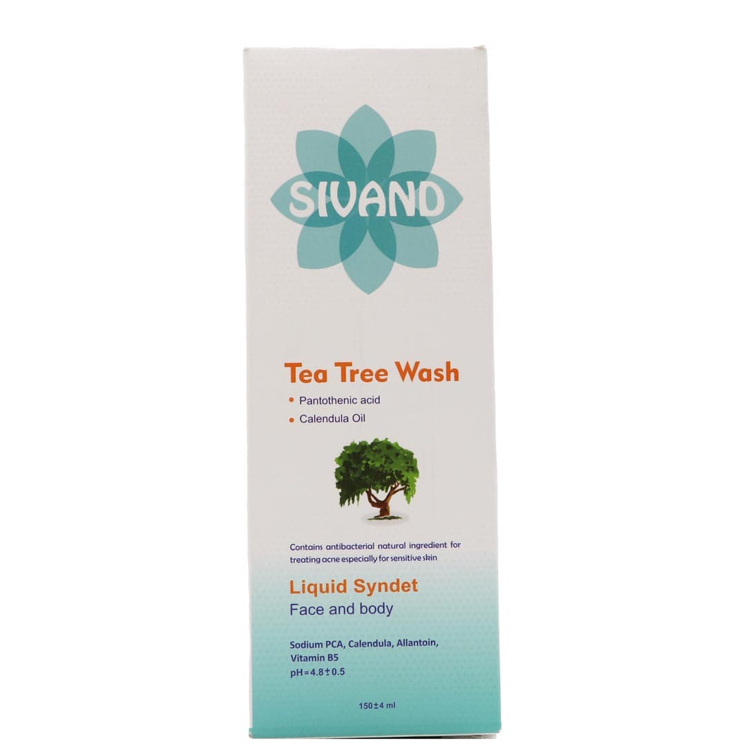 پن مایع چای سبز ضد آکنه مناسب صورت و بدن سیوند 150 میل