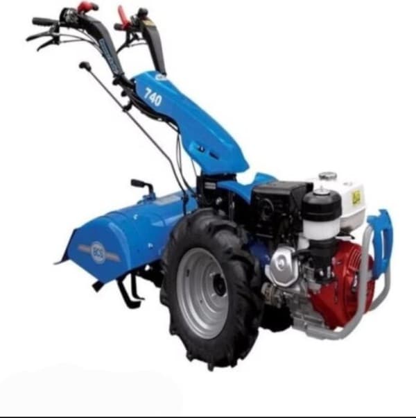 تراکتور دوچرخ skn738 به همراه روتیواتور ۸۰ سانت و هد دروگر ۱۱۵ سانت