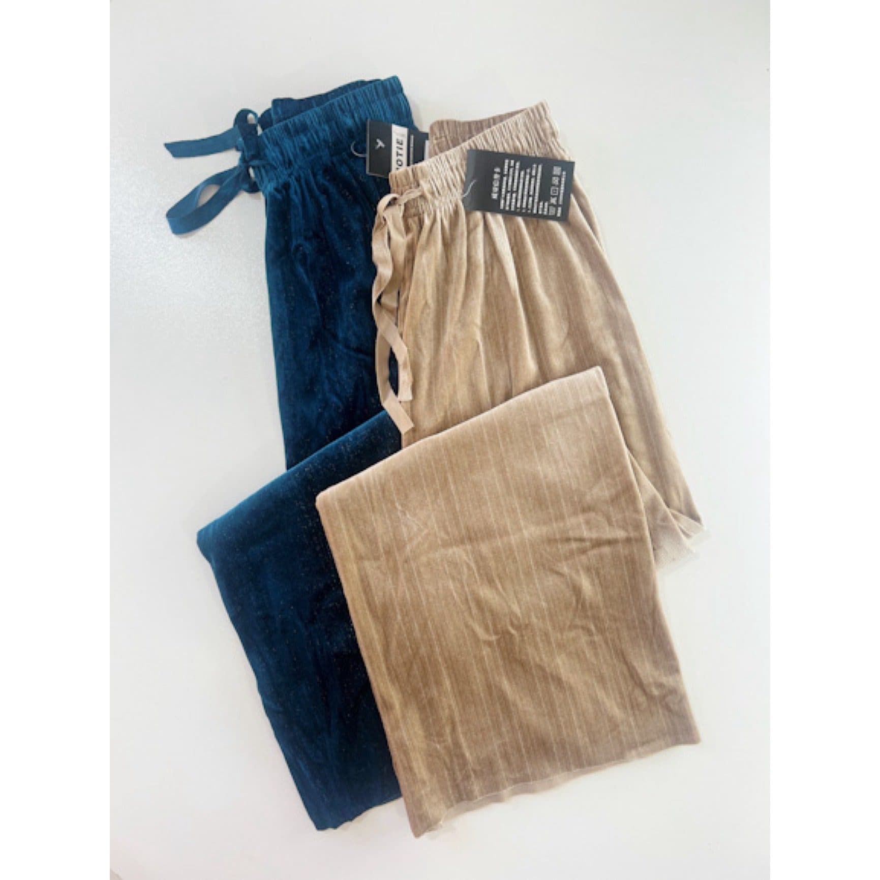 شلوار مخمل موتی