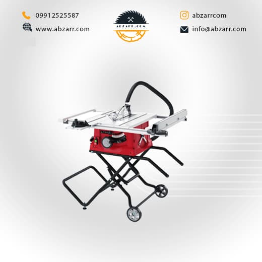 اره میزی ۲۵۰ میلیمتر با چرخ و پایه تاشو محک مدل TS-250M (( اقساط یک ساله ))