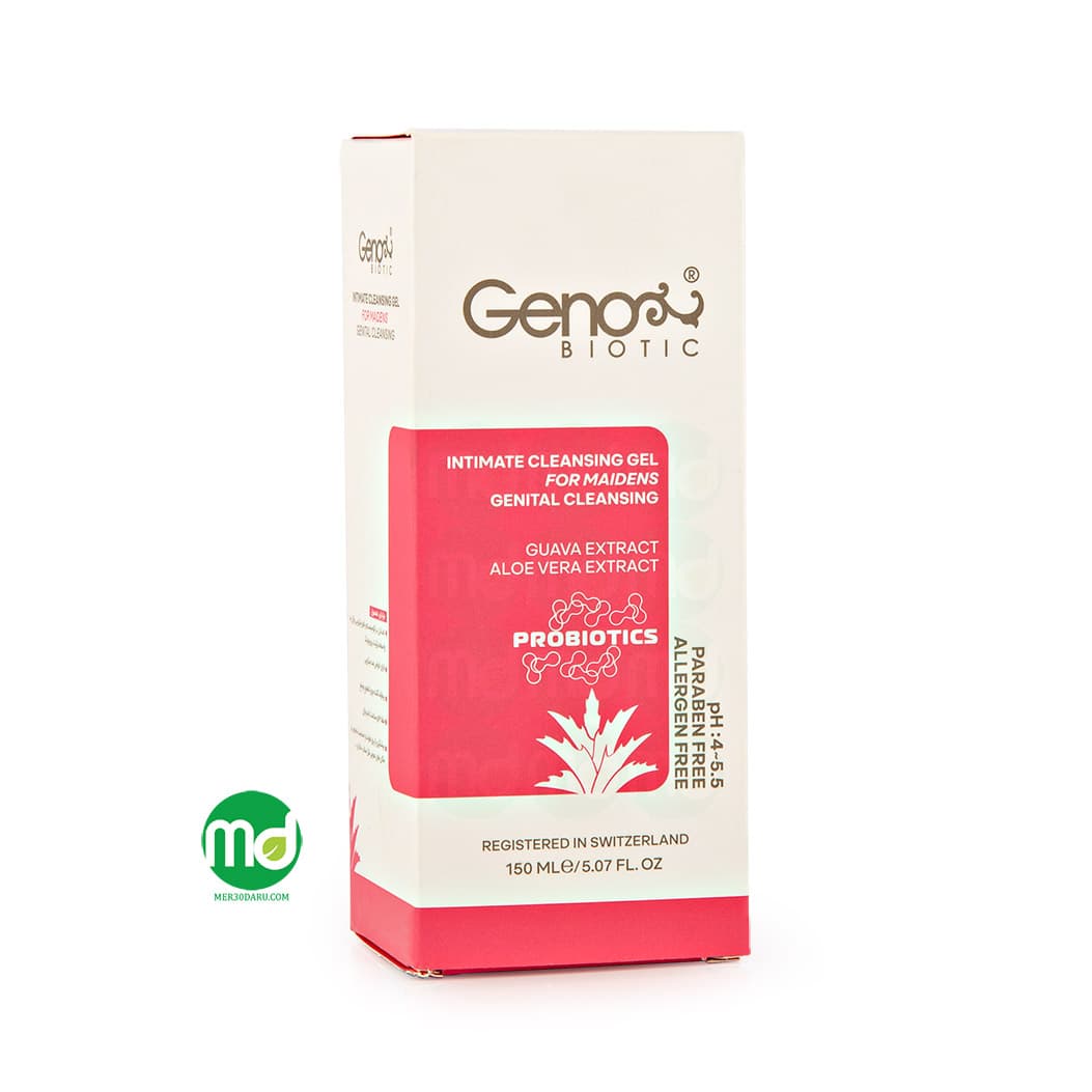 ژل بهداشتی دوشیزگان ژنو بایوتیک حاوی عصاره آلوئه ورا 150ml