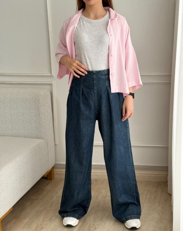 شلوار جین پیله دار زارا