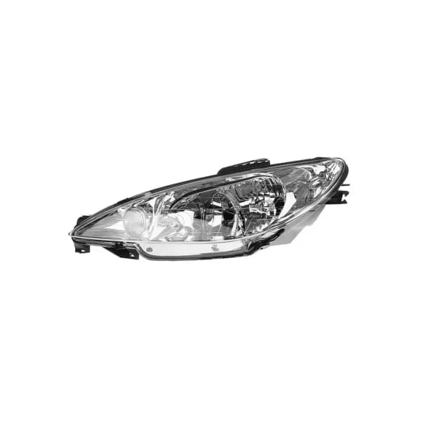 چراغ جلو پژو 206 بدون موتور چپ – مدرن