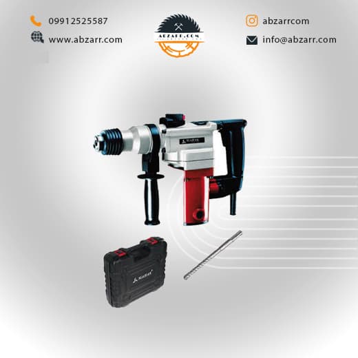 دریل بتن کن چرخشی ۲۸ میلیمتر با مته ۴ شیار و کیف محک مدل HDM-28 (( اقساط یک ساله ))