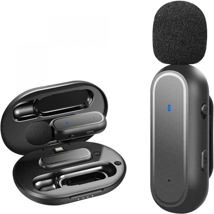 میکروفن بیسیم یقه ای مدل K60/TYPE-C wireless microphone