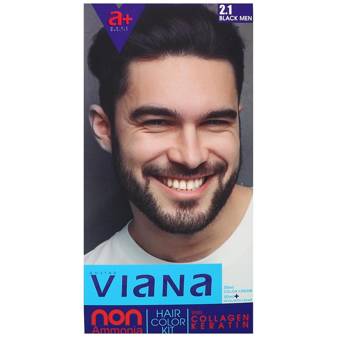 کیت رنگ موی 2.1 مردانه 50 میل ویانا