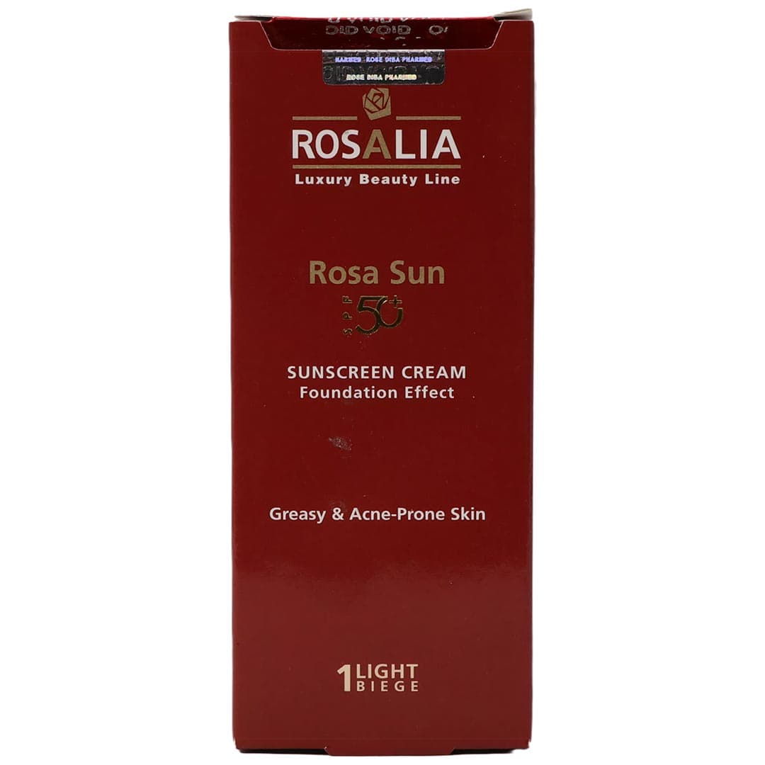 کرم ضد آفتاب اس پی اف 50 مخصوص پوست چرب شماره 1 40 میل رزالیا