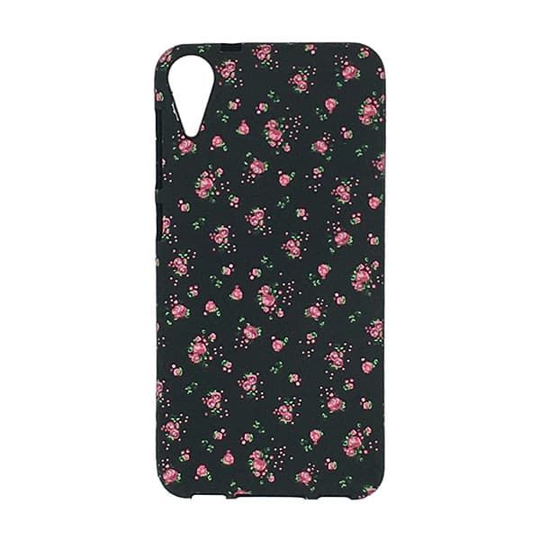 قاب ژله ای اچ تی سی Desire 825 – طرح گلهای صورتی