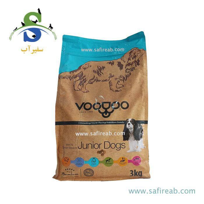 غذای خشک سگ جونیور نژاد کوچک وودو برای ۶ تا ۱۲ ماه (۳ ، ۱۰ کیلوگرم)