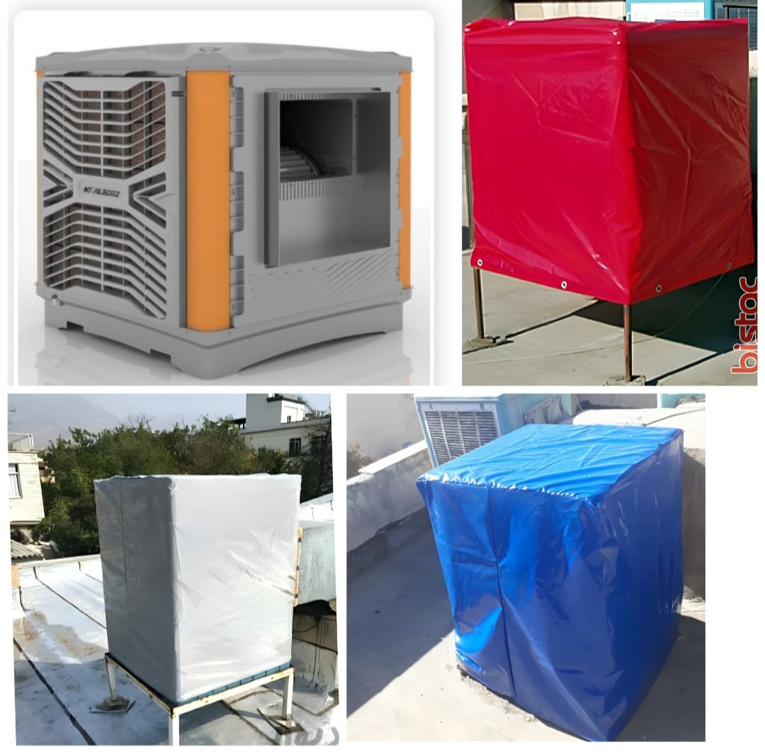 روکش‌ کاور کولر آبی 8500 سلولزی تهویه البرز (جنس فوق ضخیم و‌ دوخت درجه یک )