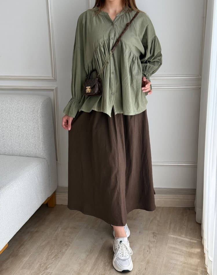 دامن لینن اسلیپ توسکا