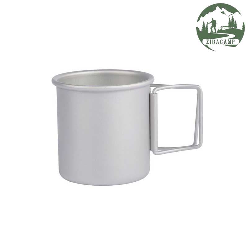 ليوان کوهنوردی سفری آلومینیوم دسته دار سفید