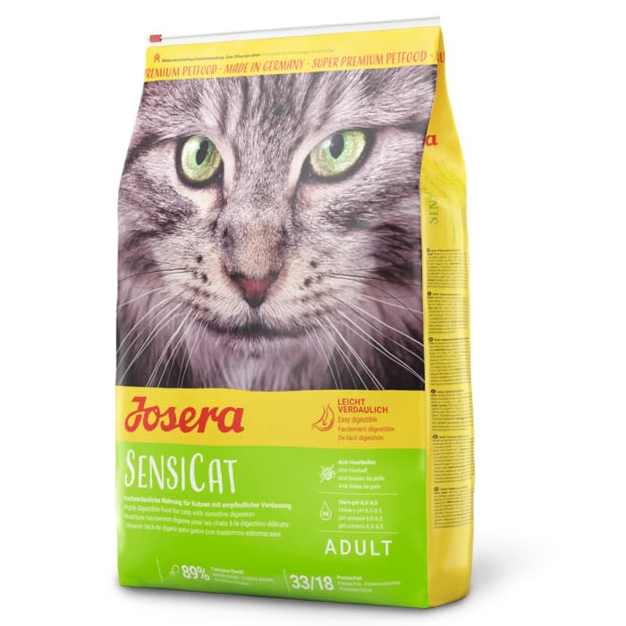 غذای خشک گربه جوسرا سنسی کت مخصوص گربه با دستگاه گوارش حساس (۲ و ۱۰ کیلوگرم)