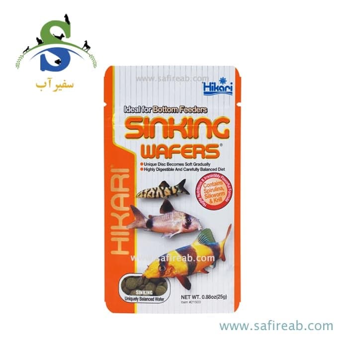 غذای قرصی سینکینگ ویفر هیکاری