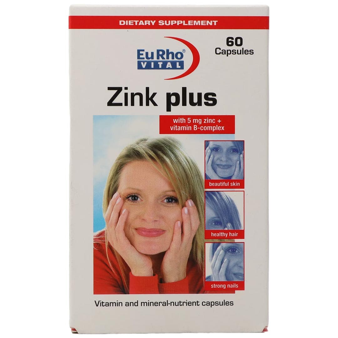 زینک پلاس کپسول 5 میلی گرم 60 عددی یوروویتال