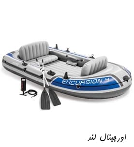 قایق بادی اکسکروشن 4 نفره اینتکس کد intex 68324