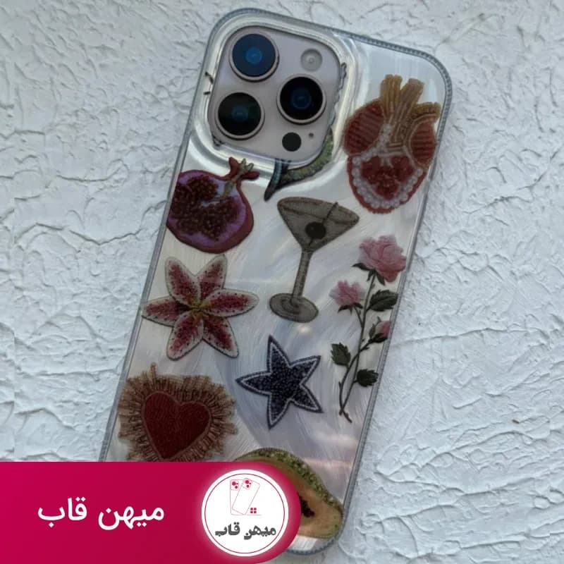 قاب گوشی آیفون صدفی میوه - کد (۱۰۵۴۸۸)