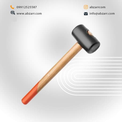 چکش لاستیکی دسته چوبی MAHDAVI مهدوی مدل RHW 600 (( اقساط یک ساله ))