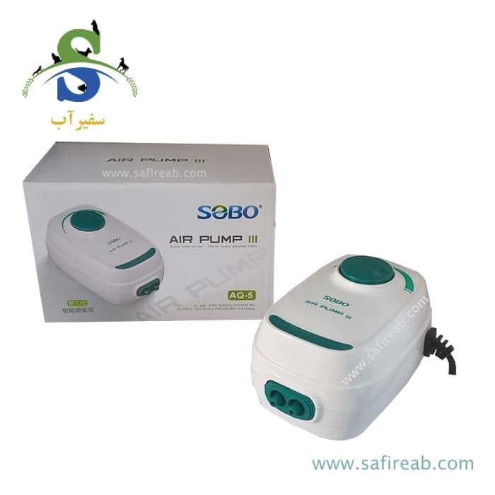 پمپ هوا دو خروجی AQ-5 سوبو