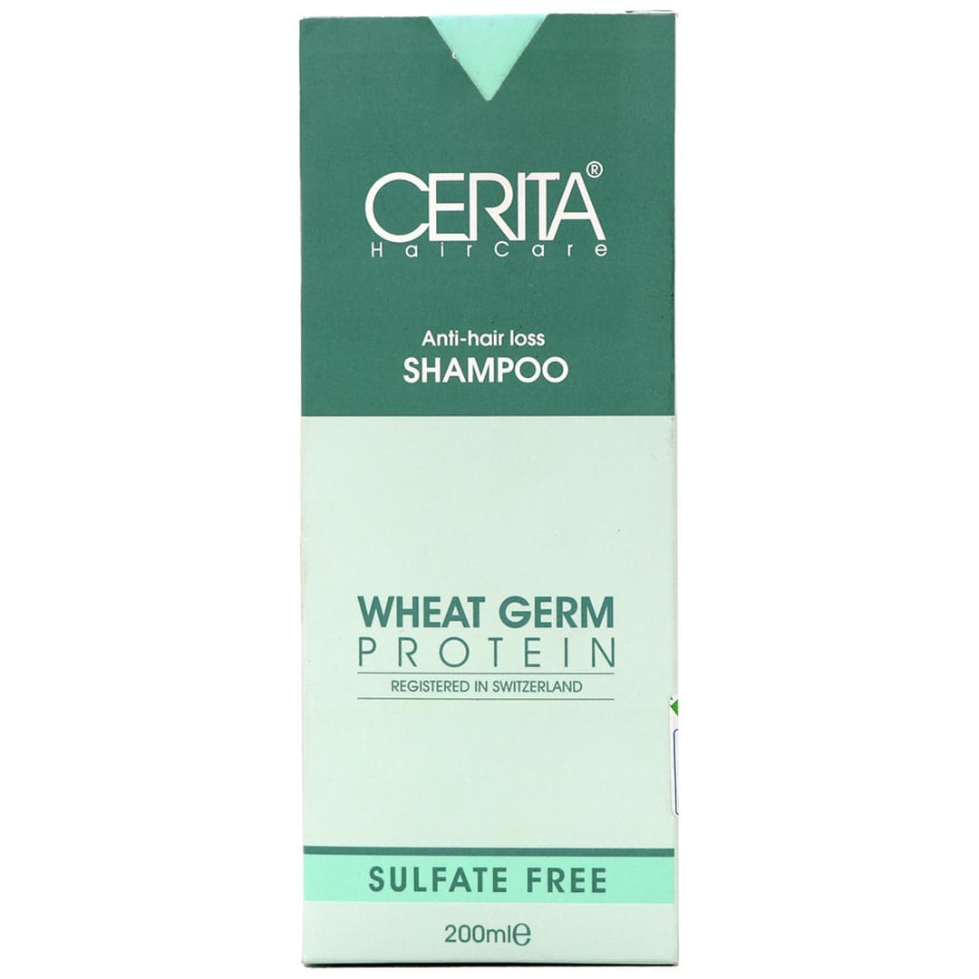 شامپو تقویت کننده مو حاوی پروتئین جوانه گندم 200 میل سریتا