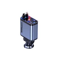 شارژر فندکی کهکشانی 4کاره 120 وات مدل ZL-07