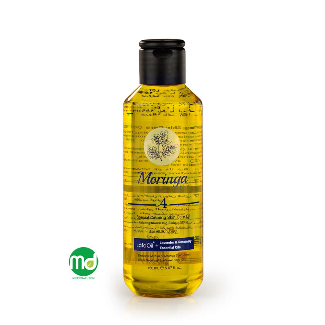 روغن آرامش بخش و ماساژ پوست 4 مورینگا امو