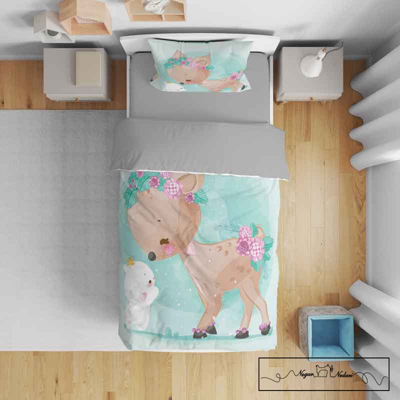 روتختی کودک طرح آهو کارتونی کد 104200